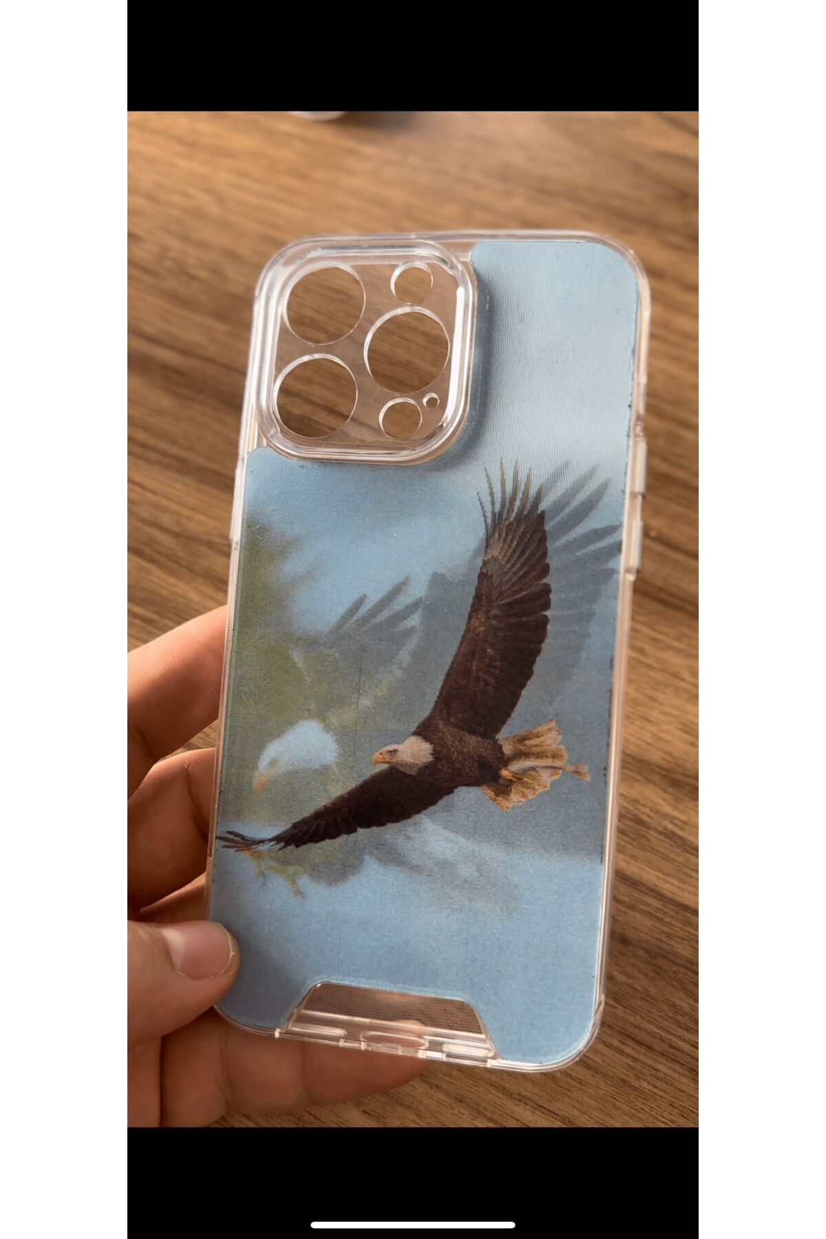 İphone 14 Pro Uyumlu Hareketli Kapak 3 Boyutlu  Slikon Kapak ( Türkiye’de İlk )Kartal Kılıf