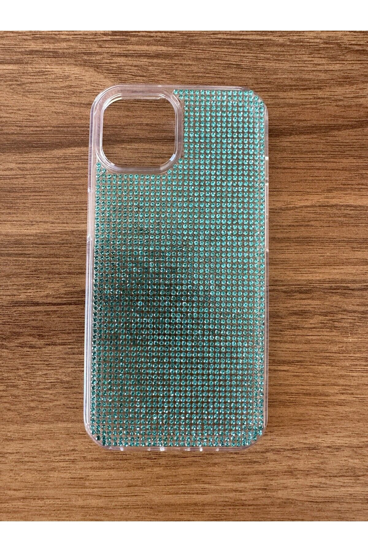 İphone 15 Uyumlu Diadmond Taşlı Slikon Kılıf (Handmade)
