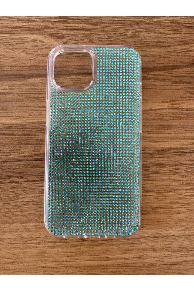 İphone 15 Uyumlu Diadmond Taşlı Slikon Kılıf (Handmade)