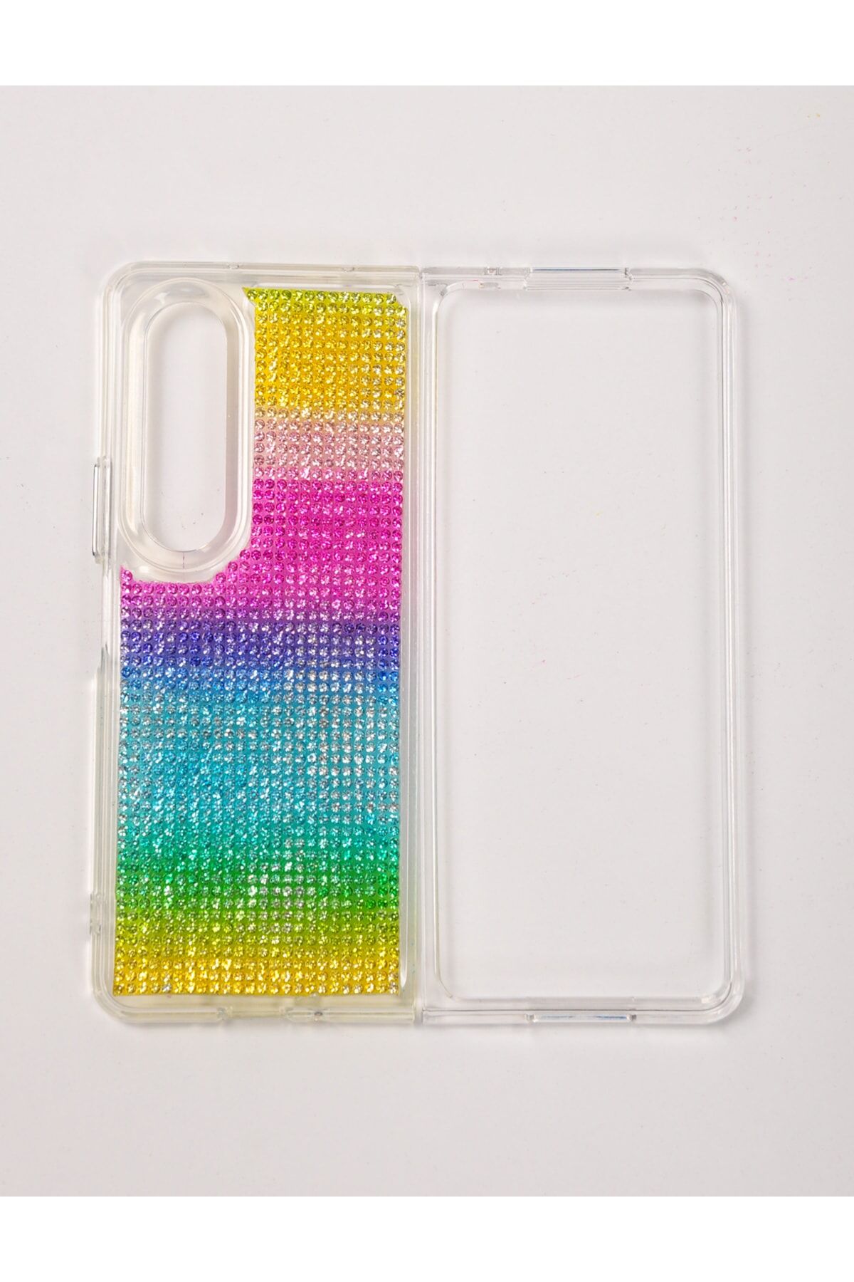 Galaxy Z Fold 3 Diamonds Taşlı Uyumlu   Kılıf