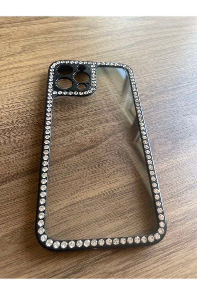 Iphone 12 Pro Kenarları Taşlı Kılıf