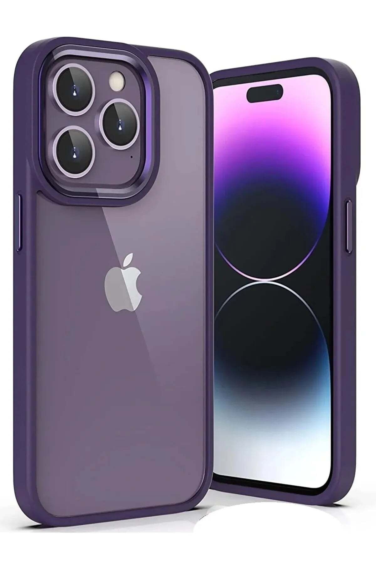 Iphone 14 Pro Için Mokha Renkli Kılıflar: Mor