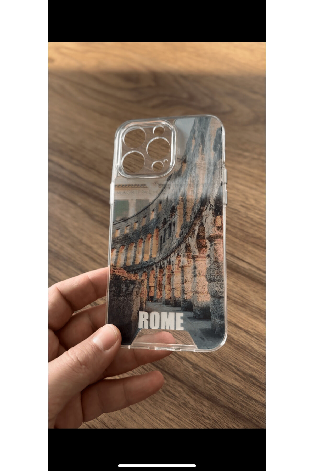 İphone 15 Uyumlu Hareketli Kapak 3 Boyutlu  Slikon Kapak ( Türkiye’de İlk ) Roma Kılıf Mor