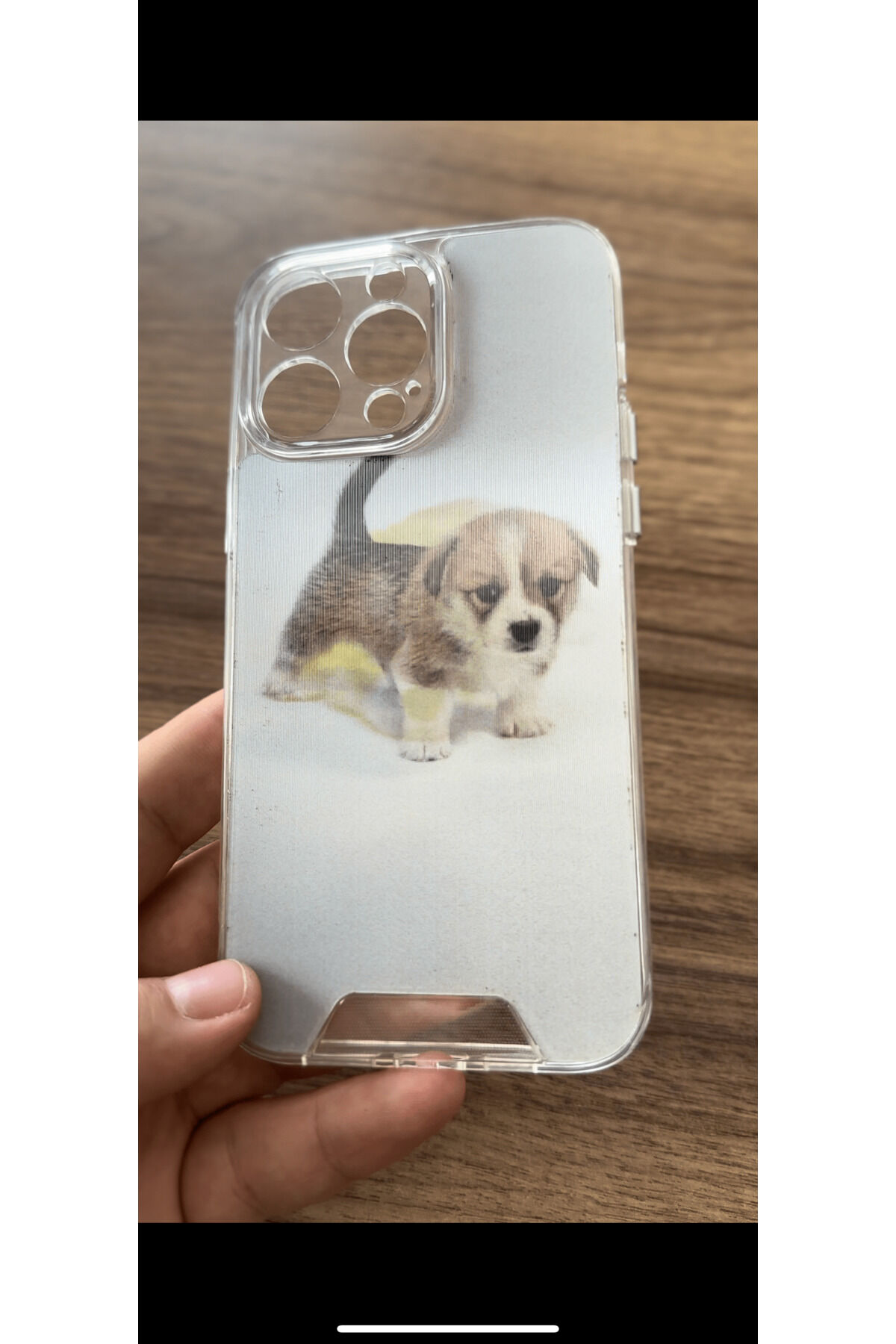 İphone  13 Promax Uyumlu Hareketli Kapak 3 Boyutlu  Slikon Kapak ( Türkiye’de İlk )Köpek Yavru Kılıf