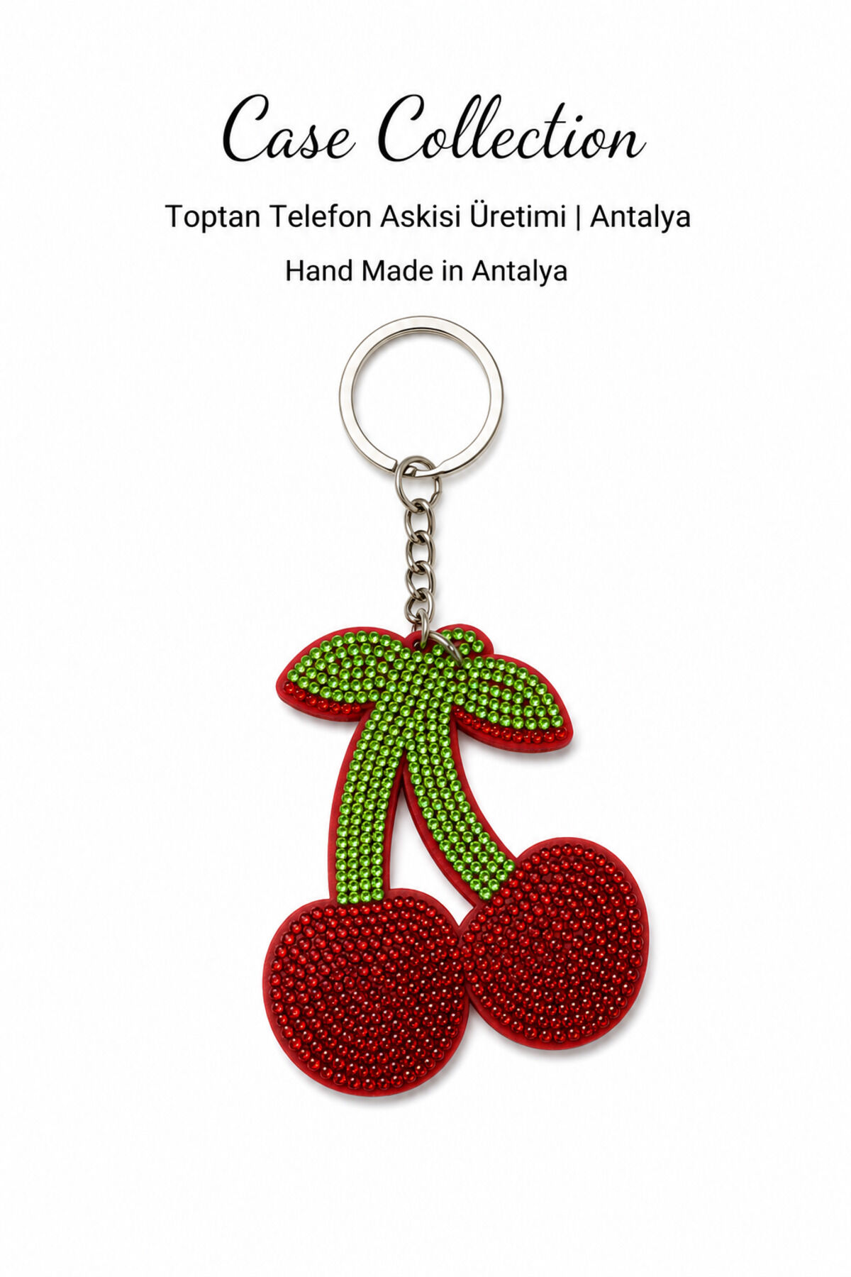 Taşlı Charm Anahtarlık Süs Çanta Aksesuarı