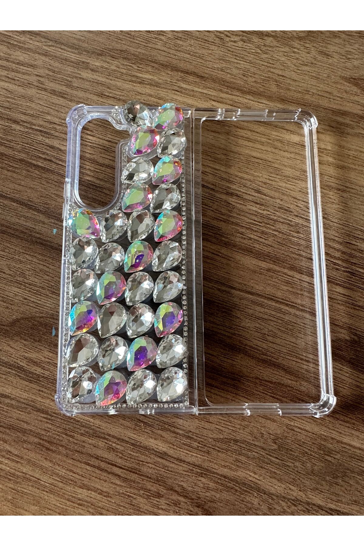 Samsung Galaxy Fold 5 kristal taşlı telefon kılıfı