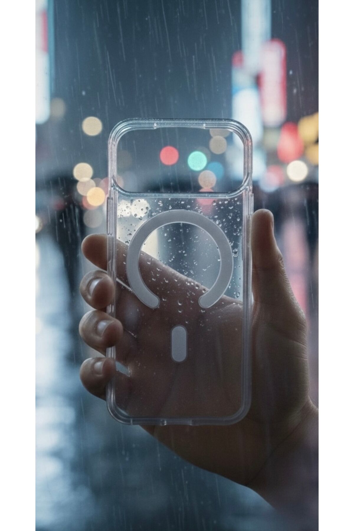 iPhone 17 Pro Max Şeffaf Kılıf Uyumlu İnce Tasarım Soft Kapak Haki