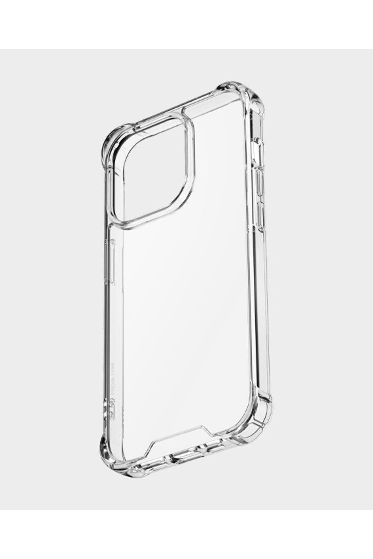 Iphone 13 Promax Uyumlu Şeffaf Kılıf Airbag Antishock Köşeli Darbe Emici Şeffaf Kılıf Şeffaf