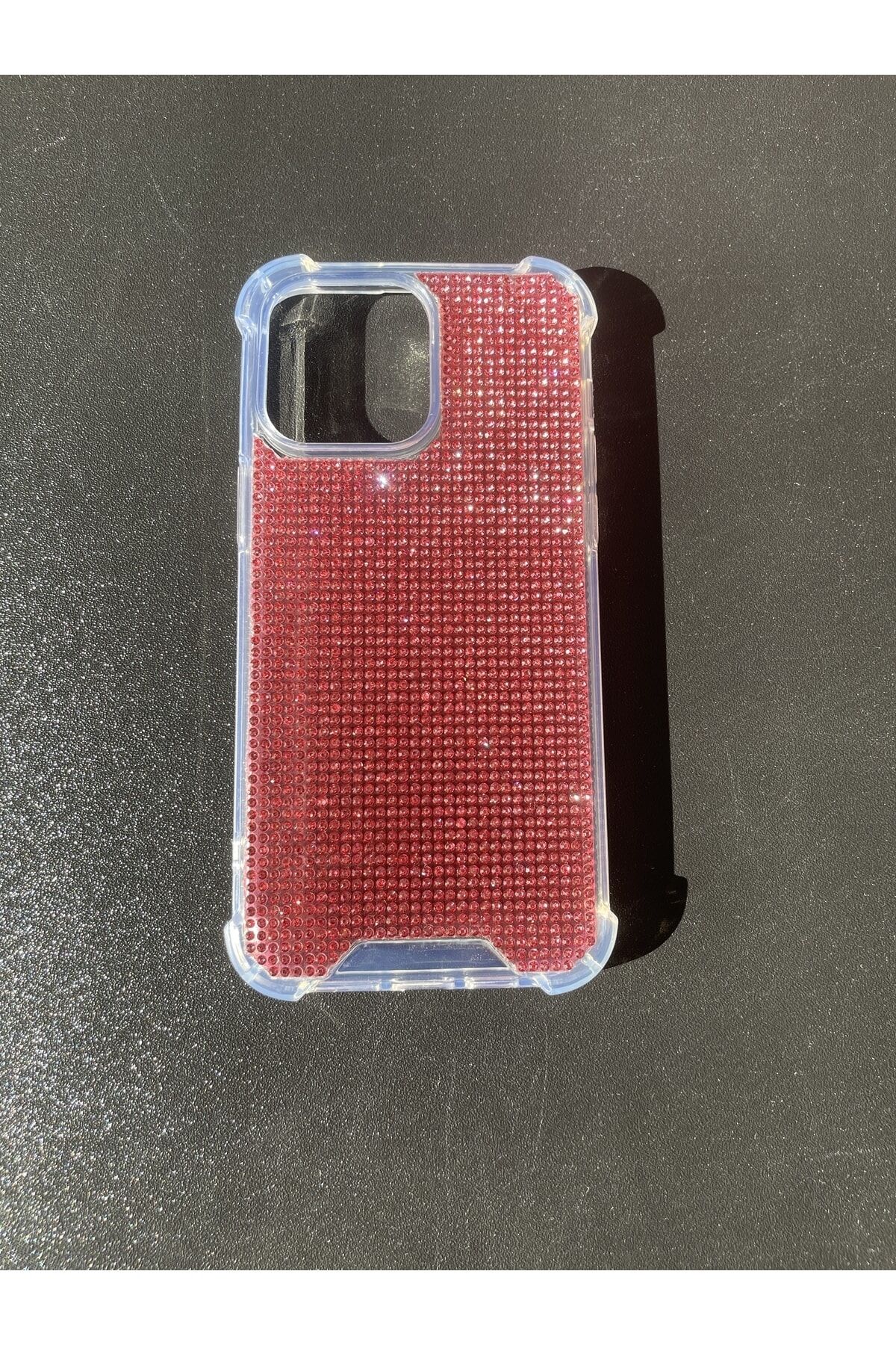 Diamond Taşlı Kokoş Kılıf Iphone 14 Pro Pembe
