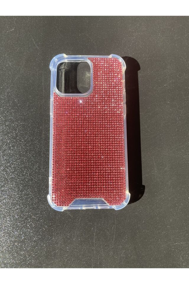 Diamond Taşlı Kokoş Kılıf Iphone 14 Pro Pembe