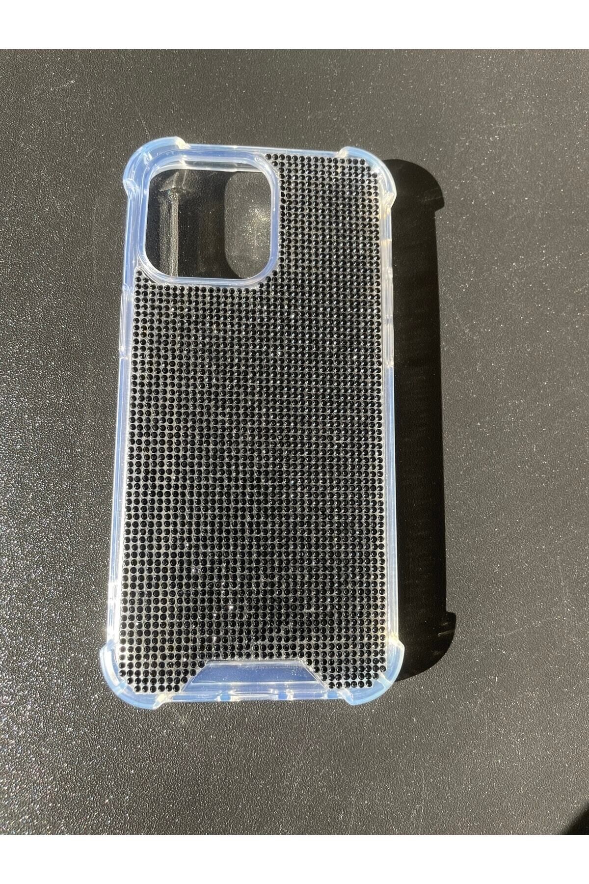 Diamond Taşlı Kokoş Kılıf Iphone 14 Promax Siyah