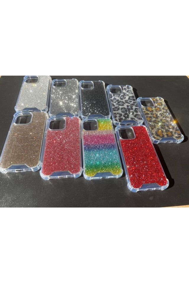 Diamond Taşlı Kokoş Kılıf Iphone 14 Promax Pembe