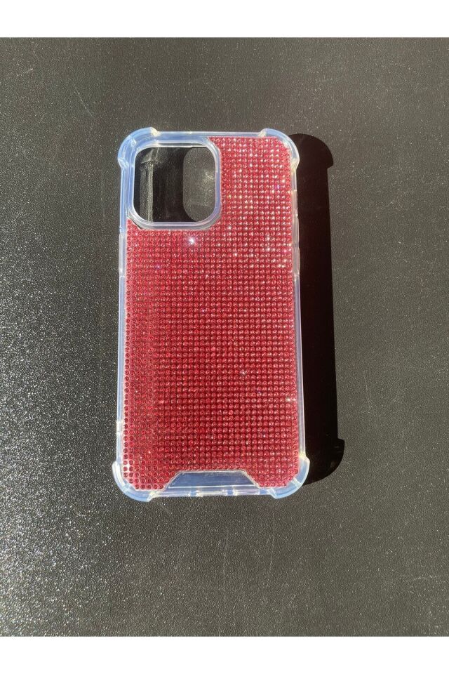 Diamond Taşlı Kokoş Kılıf Iphone 14 Promax Pembe