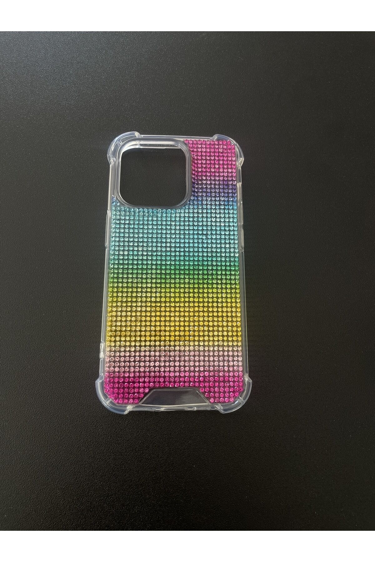 Diamond Taşlı Kokoş Kılıf Iphone 14 Promax Karışık
