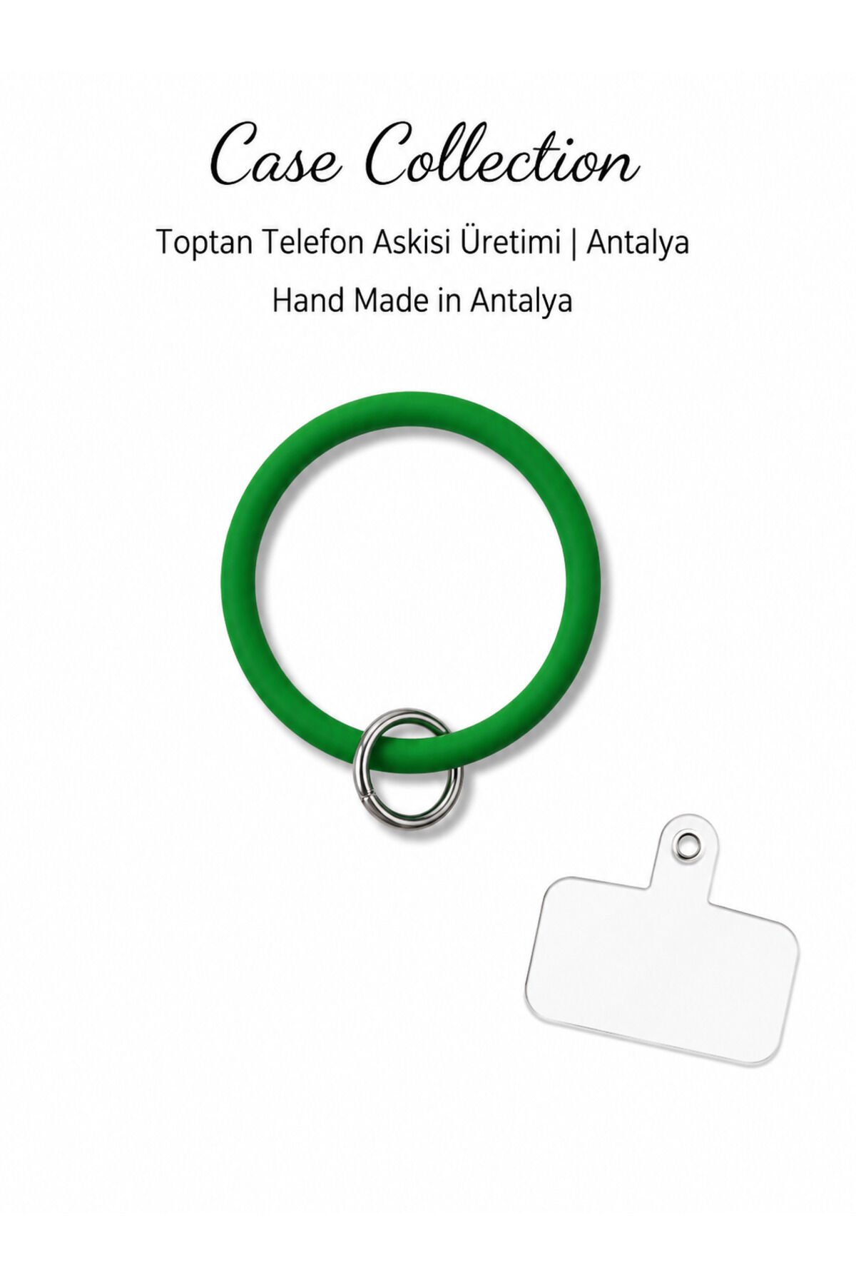 Halka Telefon Charmı Yeşil
