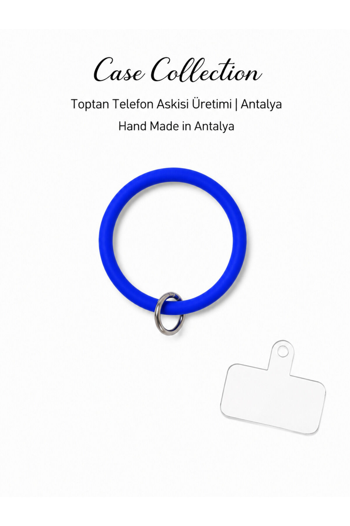Halka Telefon Charmı Mavi̇