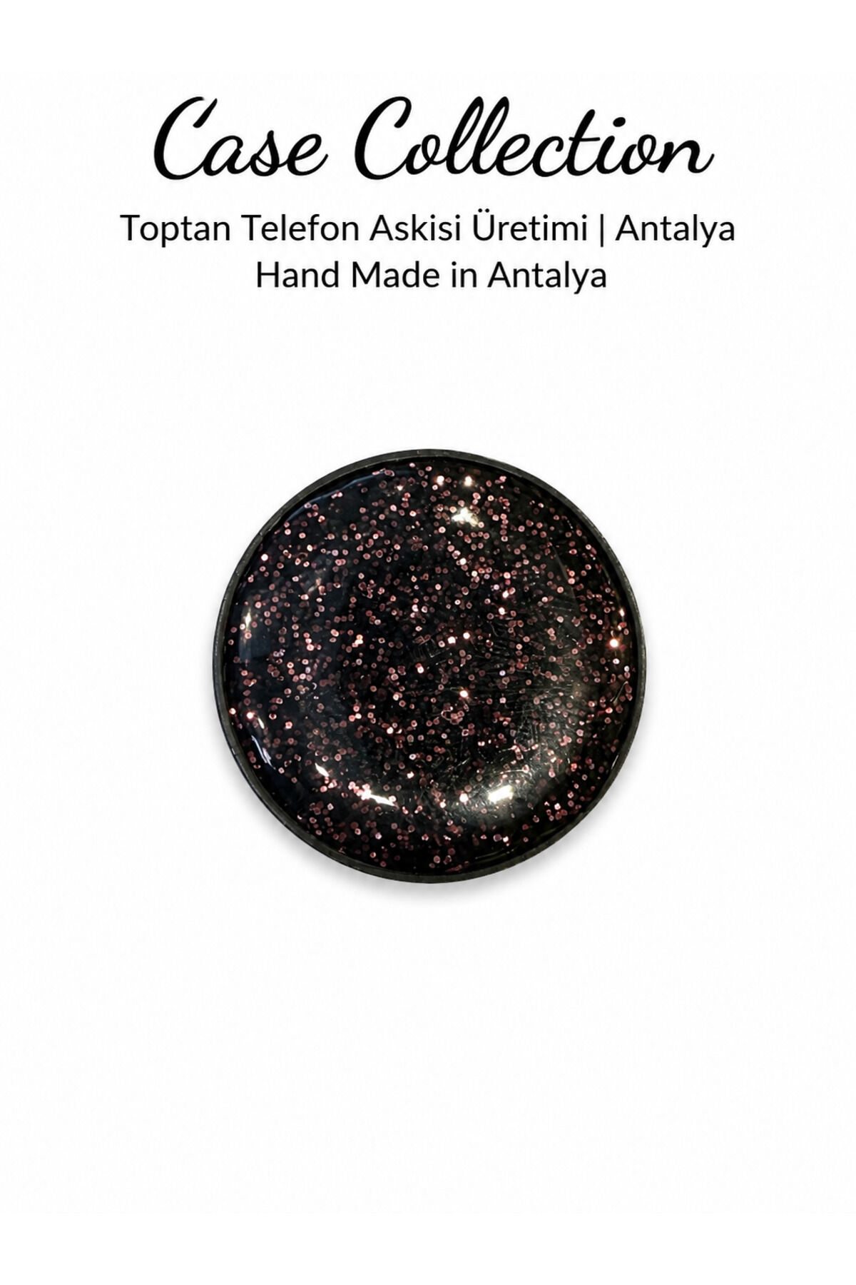 Renkli Simli Epoksi Popsocket Telefon Tutucu – Tüm Telefonlarla Uyumlu Metalik